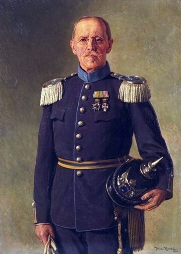 Porträtt av överste Karl August Olsson Sterner 1918, Mässen Malmen