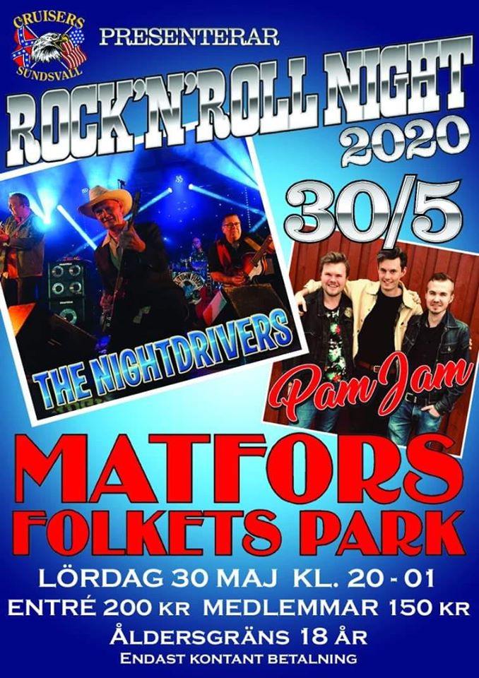 Booked for Rock'n'Roll Night 2020