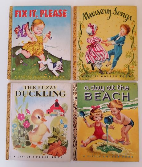 A little golden books years 1942-1951  price 5eur/each.