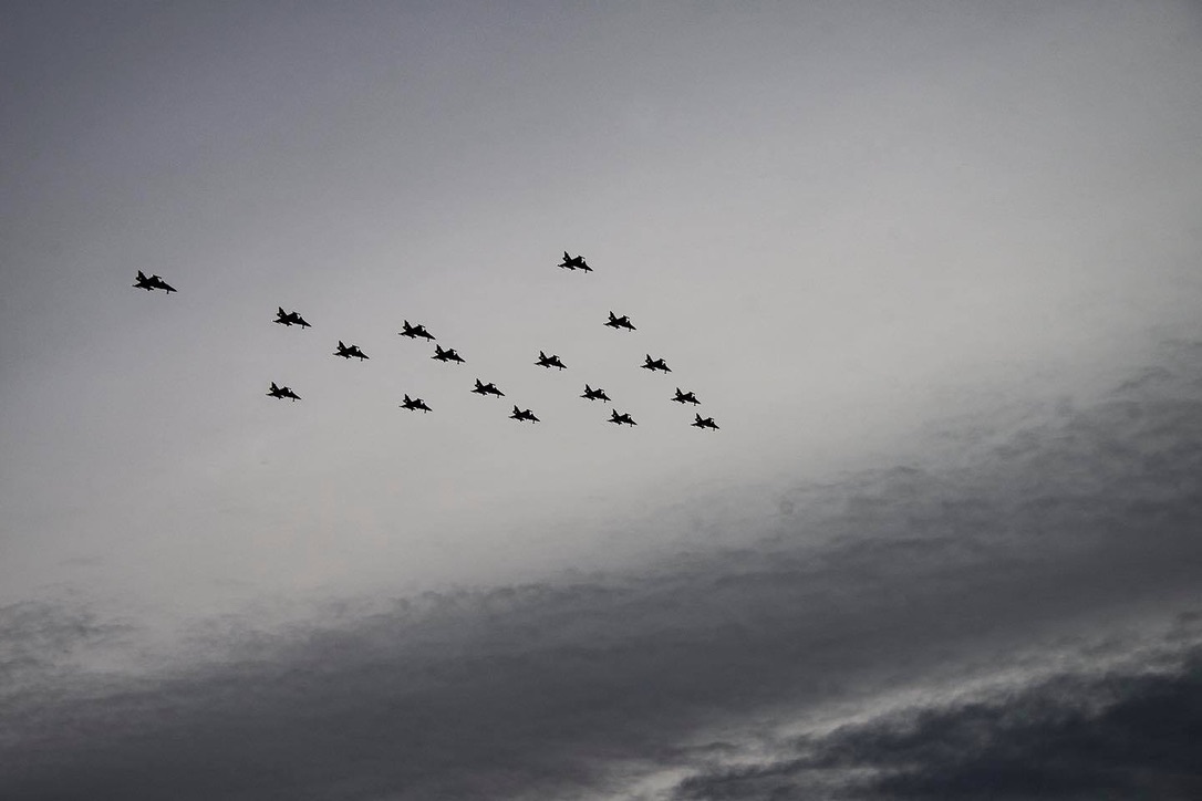 Flygvapnet genomför julgransflygningar