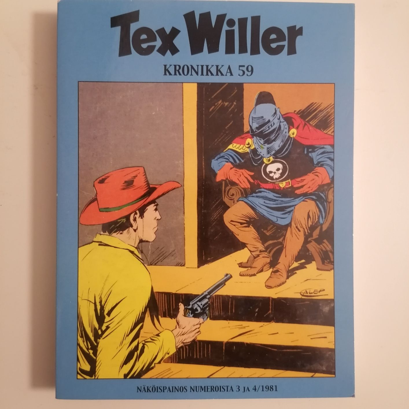 Tex Willer Kronikka 59 näköispainos numerot 3ja 4 siisti kuntoinen ja lukematon hinta 5,50euroa.