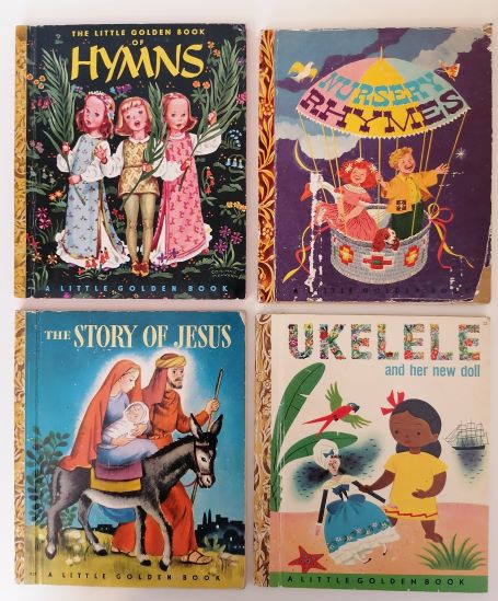 A little golden books years 1946-1949 price 5eur/each.