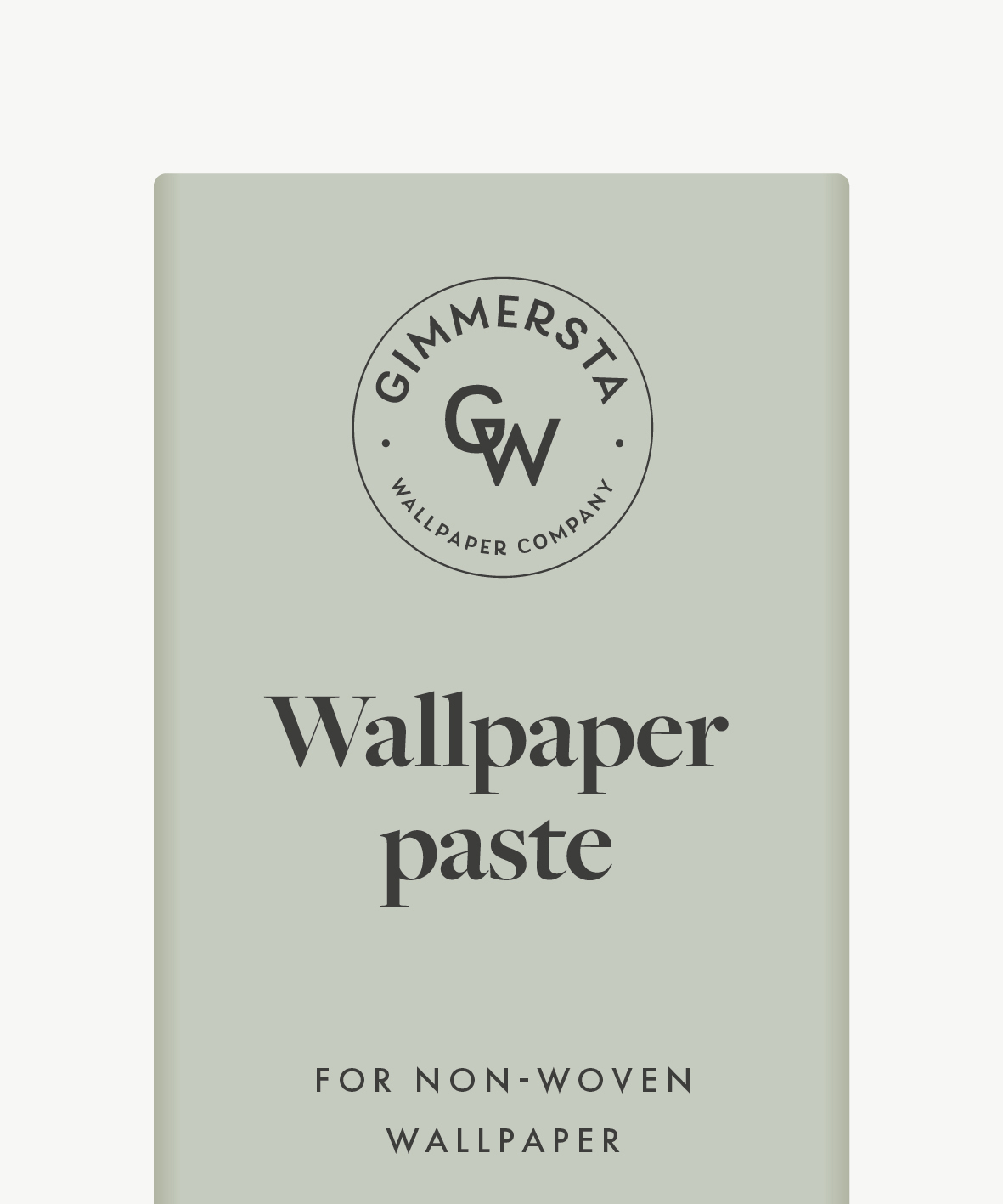 Förpackning till tapetklister för Gimmersta Wallpaper.