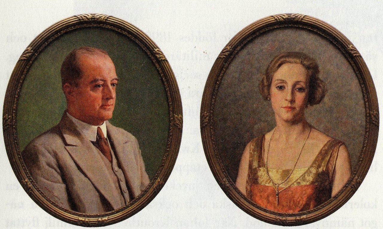 Porträtt av Harald och Karin Linde 1932, privat ägo