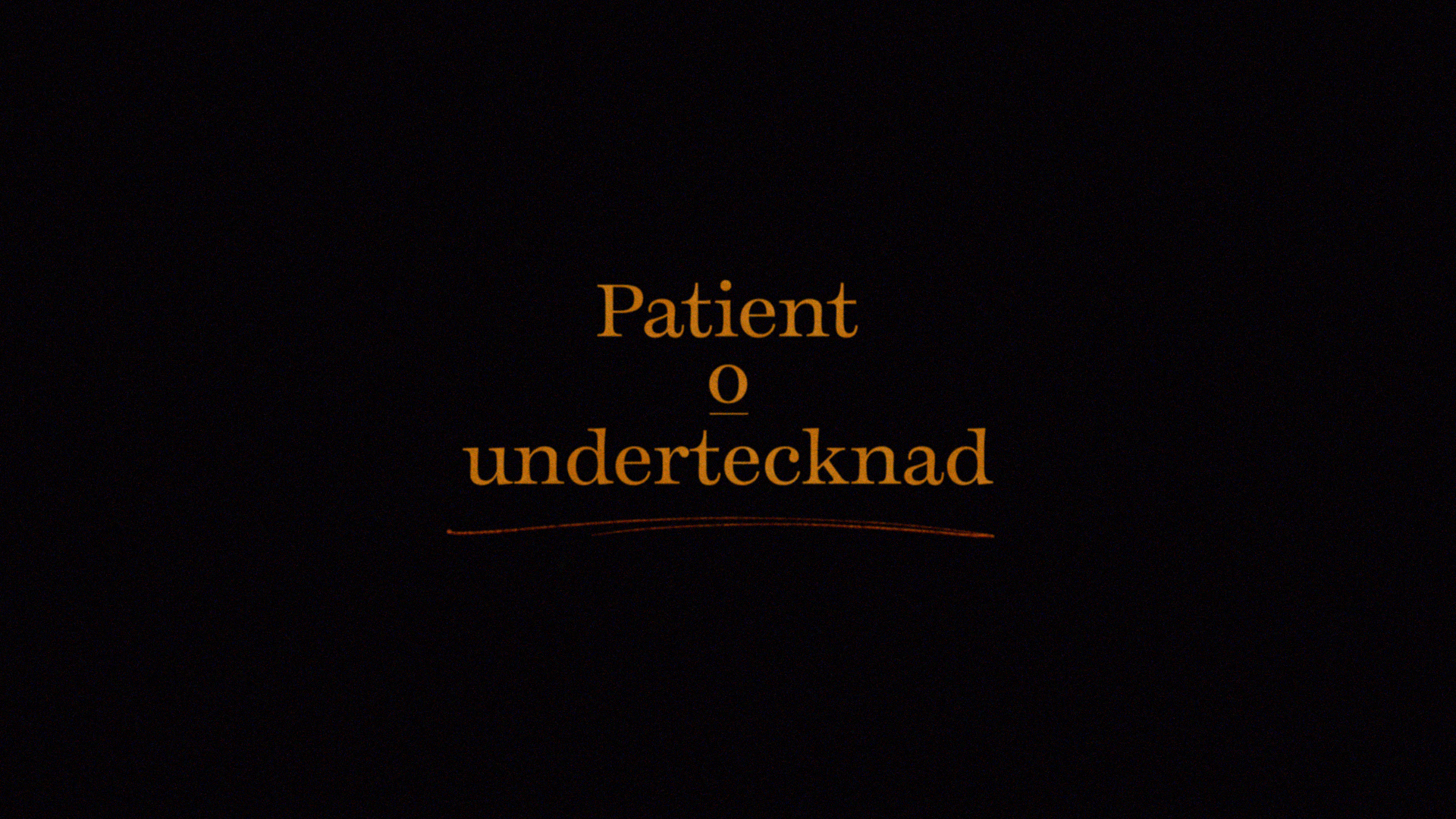 Patient & undertecknad (Examensfilm SKH, 2021)