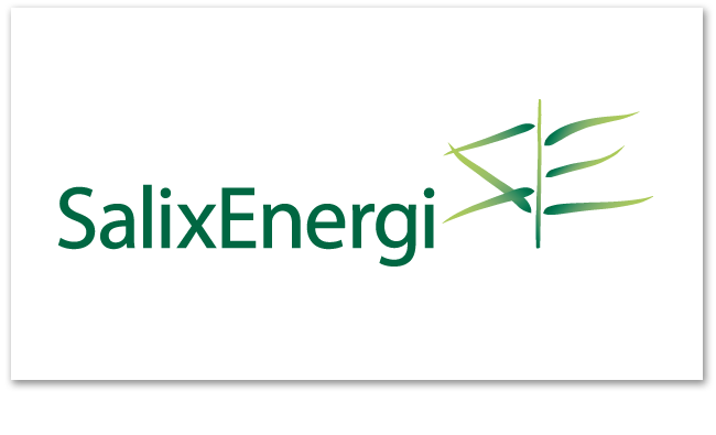 Logotyp för SalixEnergi, ett företag som verkar inom energiskog i Europa.