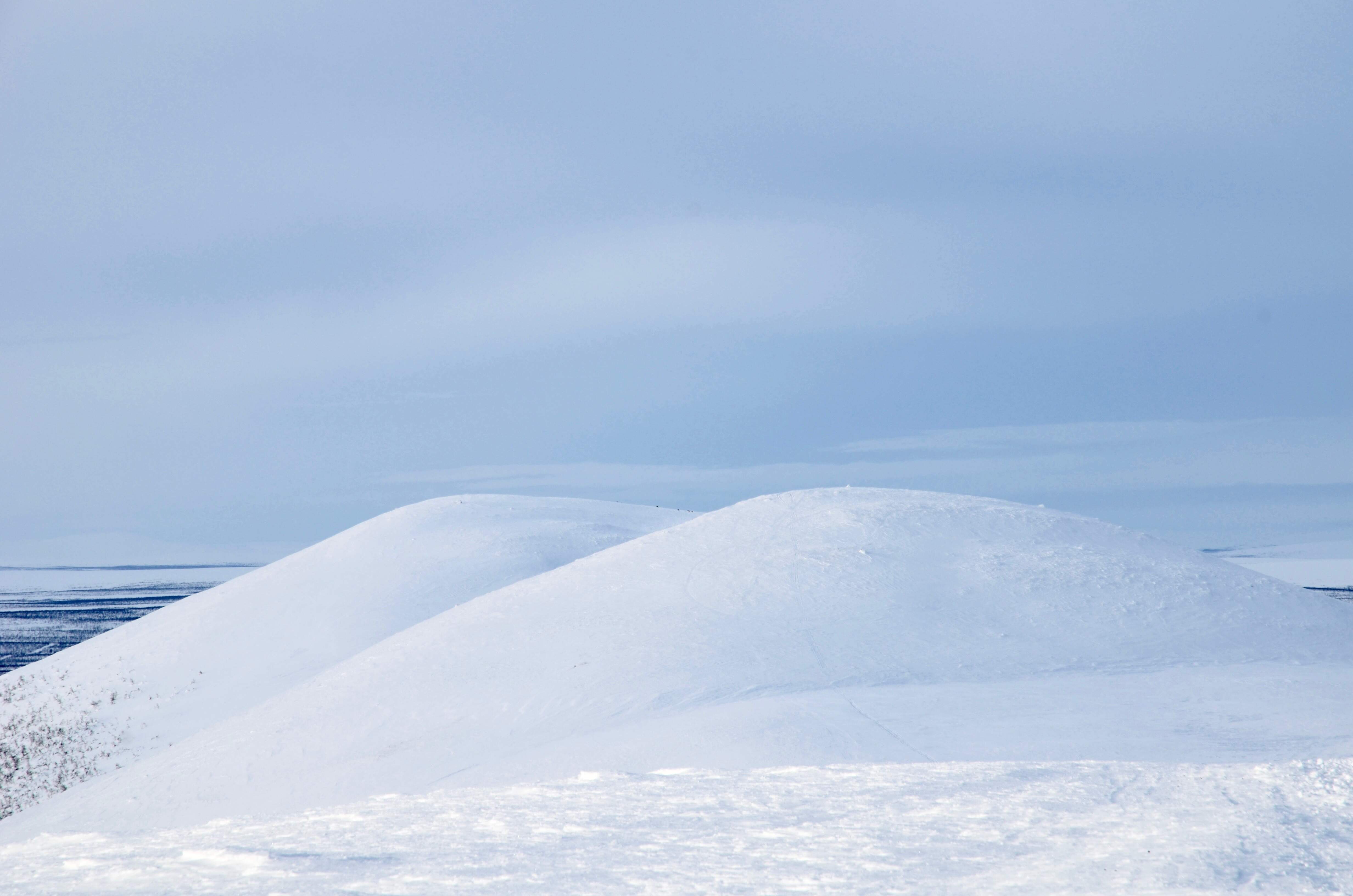 The White Horizon have many meanings, for example this completely white landscape.