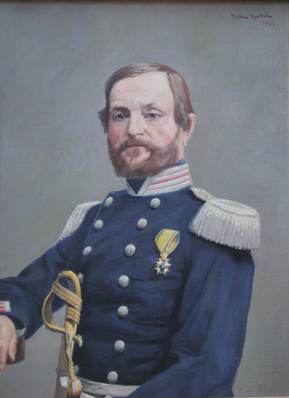 Porträtt av kapten Adolf Pontin, 1923, ÖLM