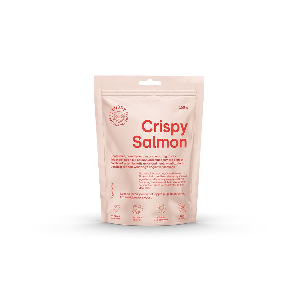 Buddy Crispy Salmon hundgodis