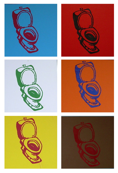 TOILETS | serigrafia | serigraphy | 18 x 18 cm kpl/each | 2007