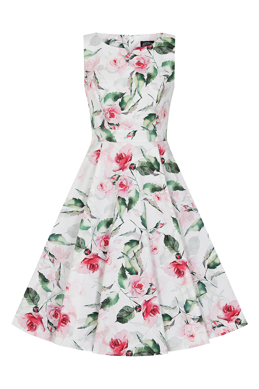 Hearts&Roses Summer Floral Swing Dress