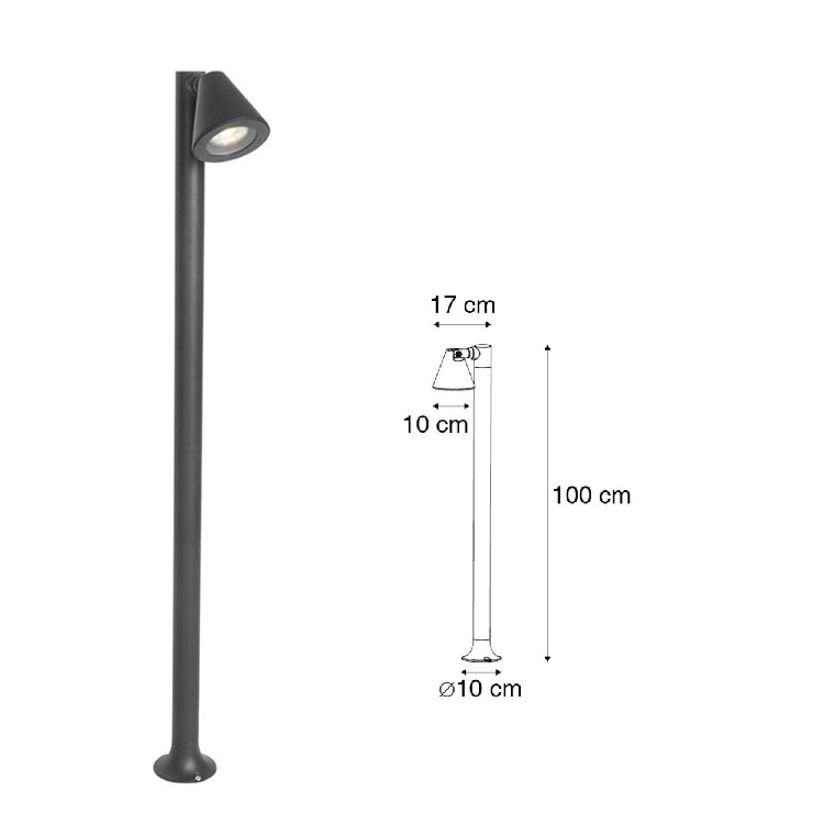 Modernių lauko šviestuvų kolekcija 30cm-60cm-100cm/GU10