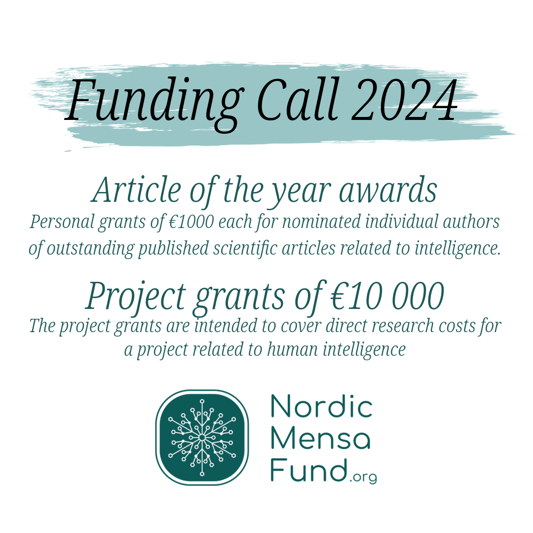 Nordic Mensa Fund Call 2024 is now open!