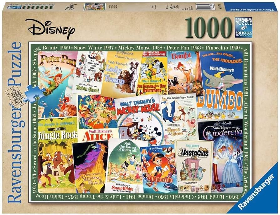 Ravensburger 1000 - Disney Vintage Movie