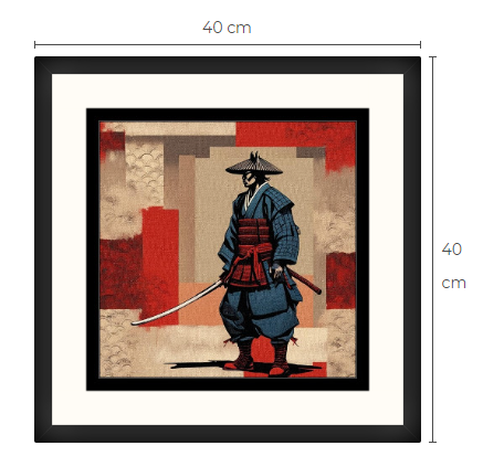Samuraj konsttavla 1 av 25 gjorda