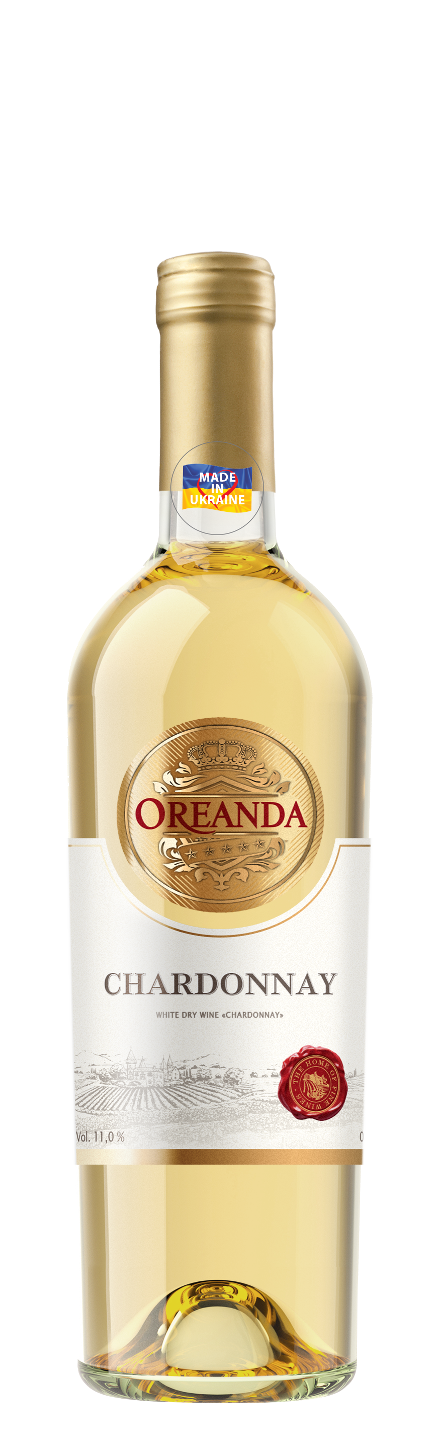 Ukrainskt vin Oreanda Chardonnay. Läs mer...