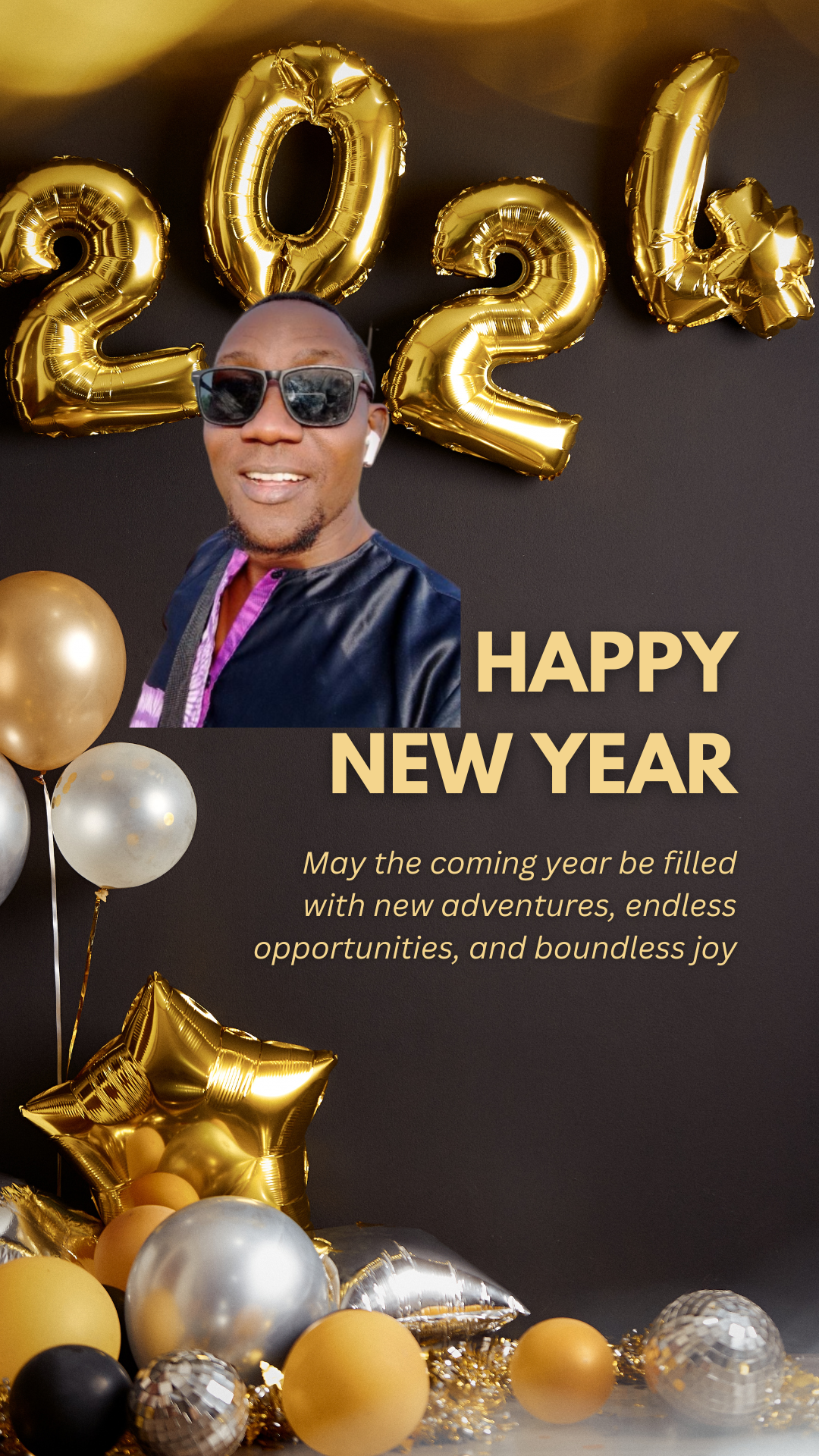 Tony Odijie wishes you A HAPPY NEW YEAR.