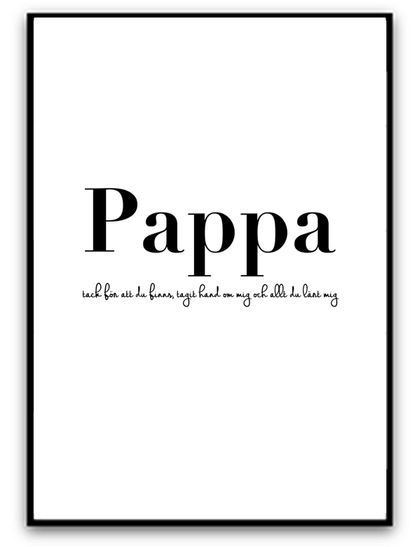 Poster - Pappa