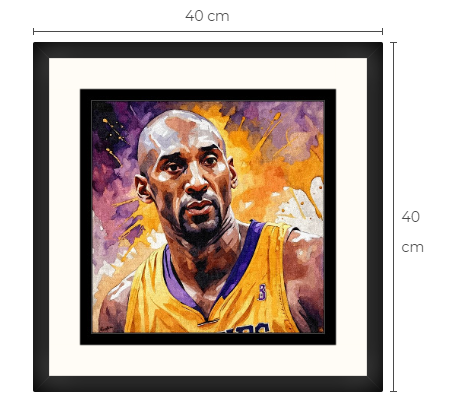 Kobe Bryant konsttavla Limited Edition 1 av 10 gjorda