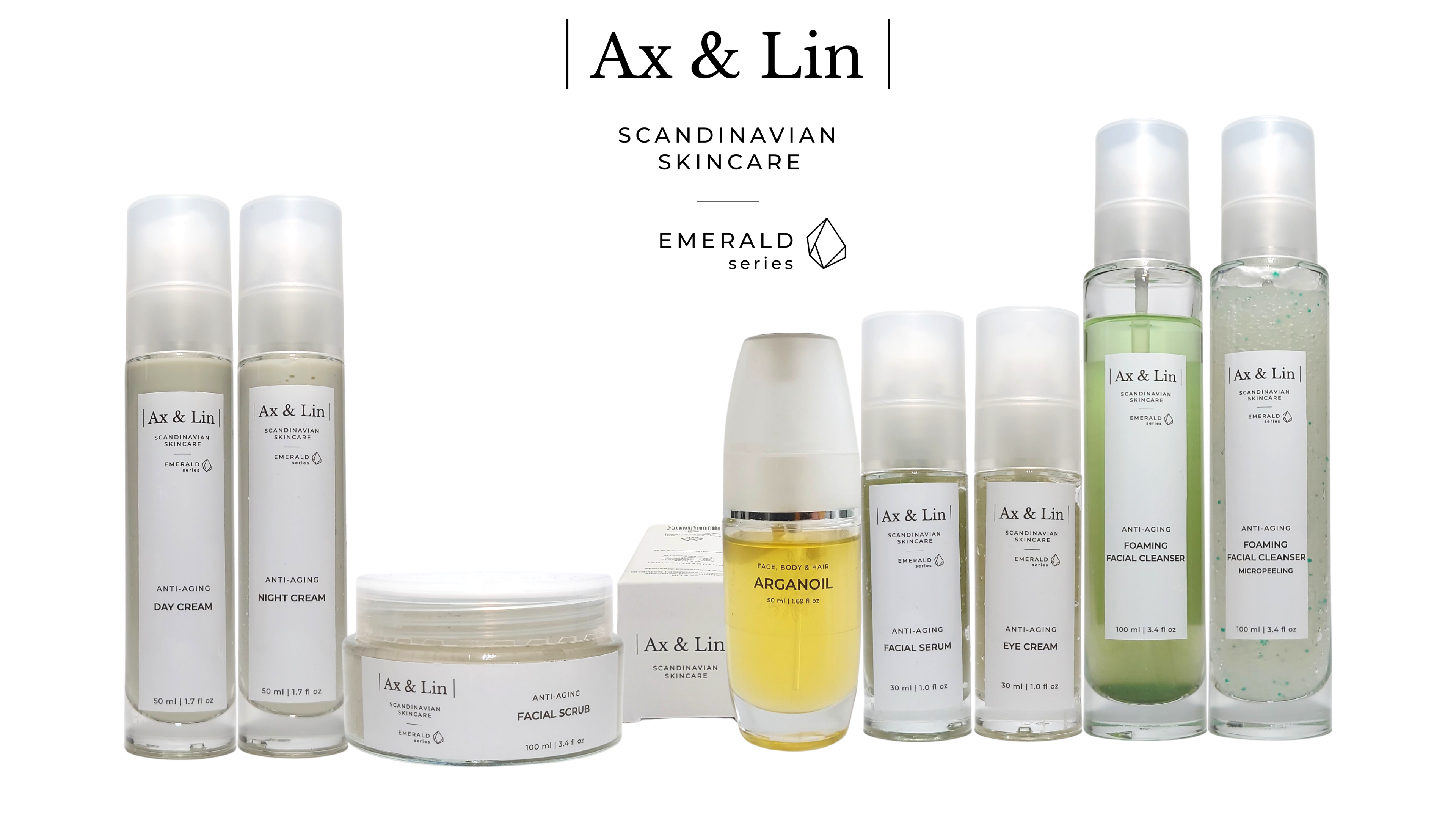 Ax & Lin Scandinavian Skincare series