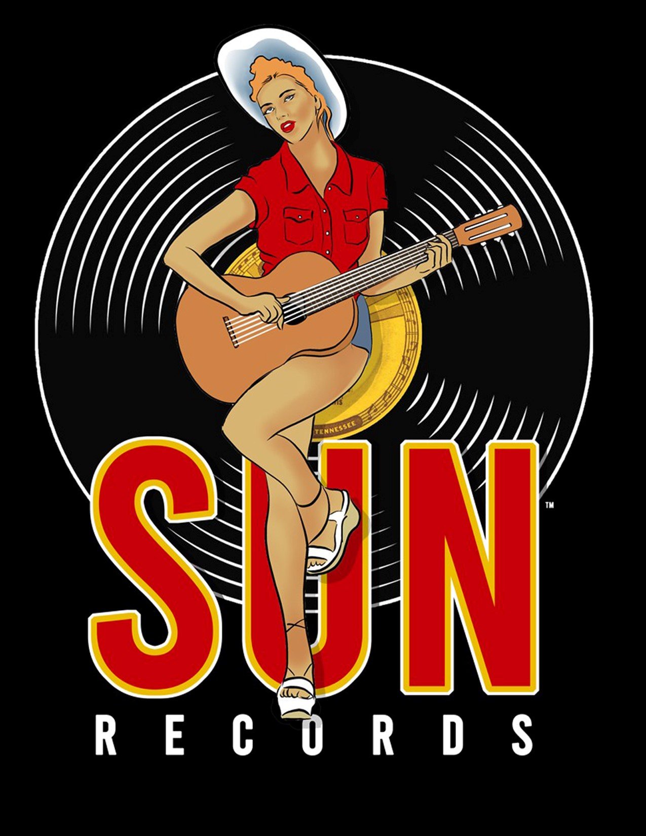 Steady Sun Pin Up Girl tee