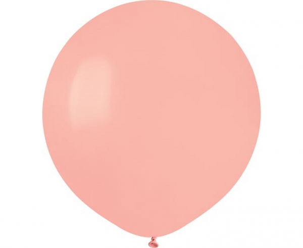 Šviesiai rožinis pastelinis balionas 45cm