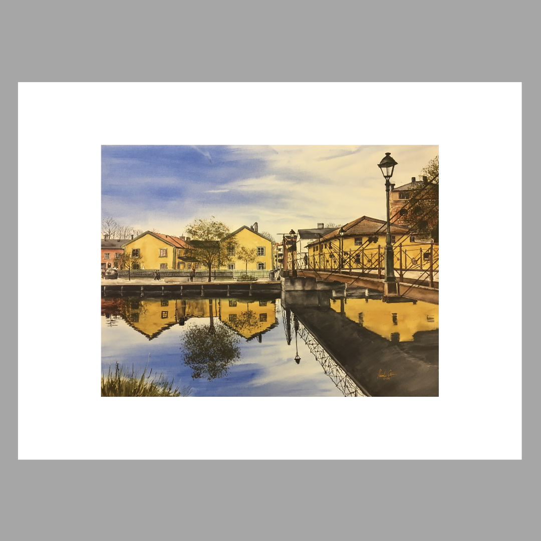 Art Print Järnbron, Uppsala (Uppsalamotiv)