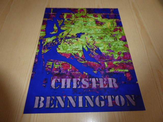 Chester Bennington Pop Art konstbild