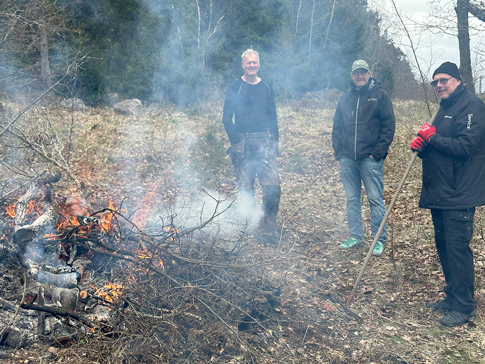 Göran, Stephan och Johannes brinner för sin uppgift...