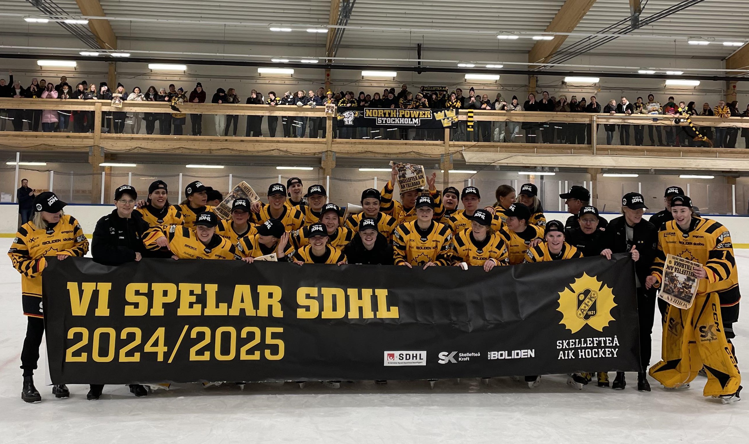 Skellefteå spelade sig upp i SDHL.