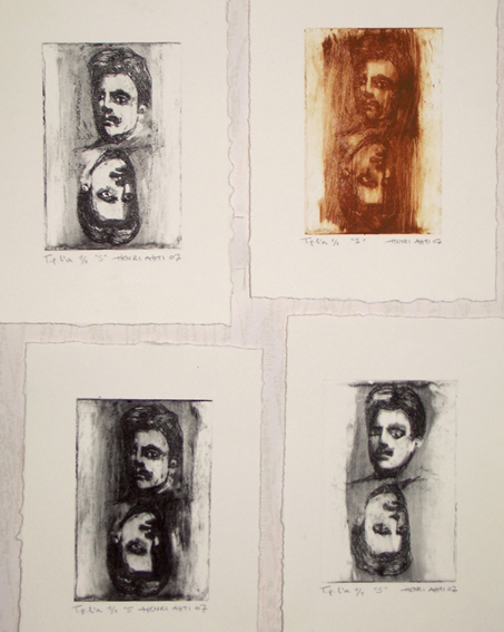 SIBELIUS | kuivaneula, etsaus | dry point, etching | 15 x 10 cm kpl/each | 2007