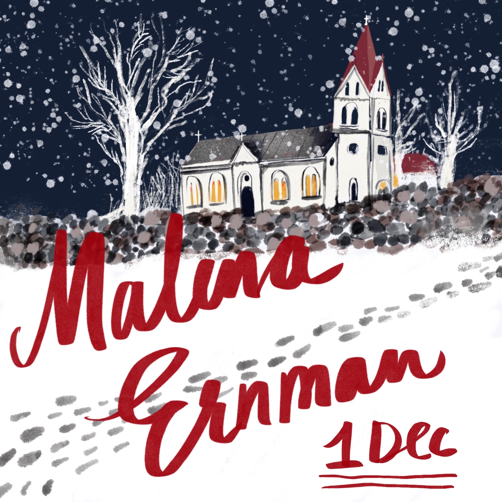 1 december julbord + Malena Ernman 4 pers ovanvåning soffa