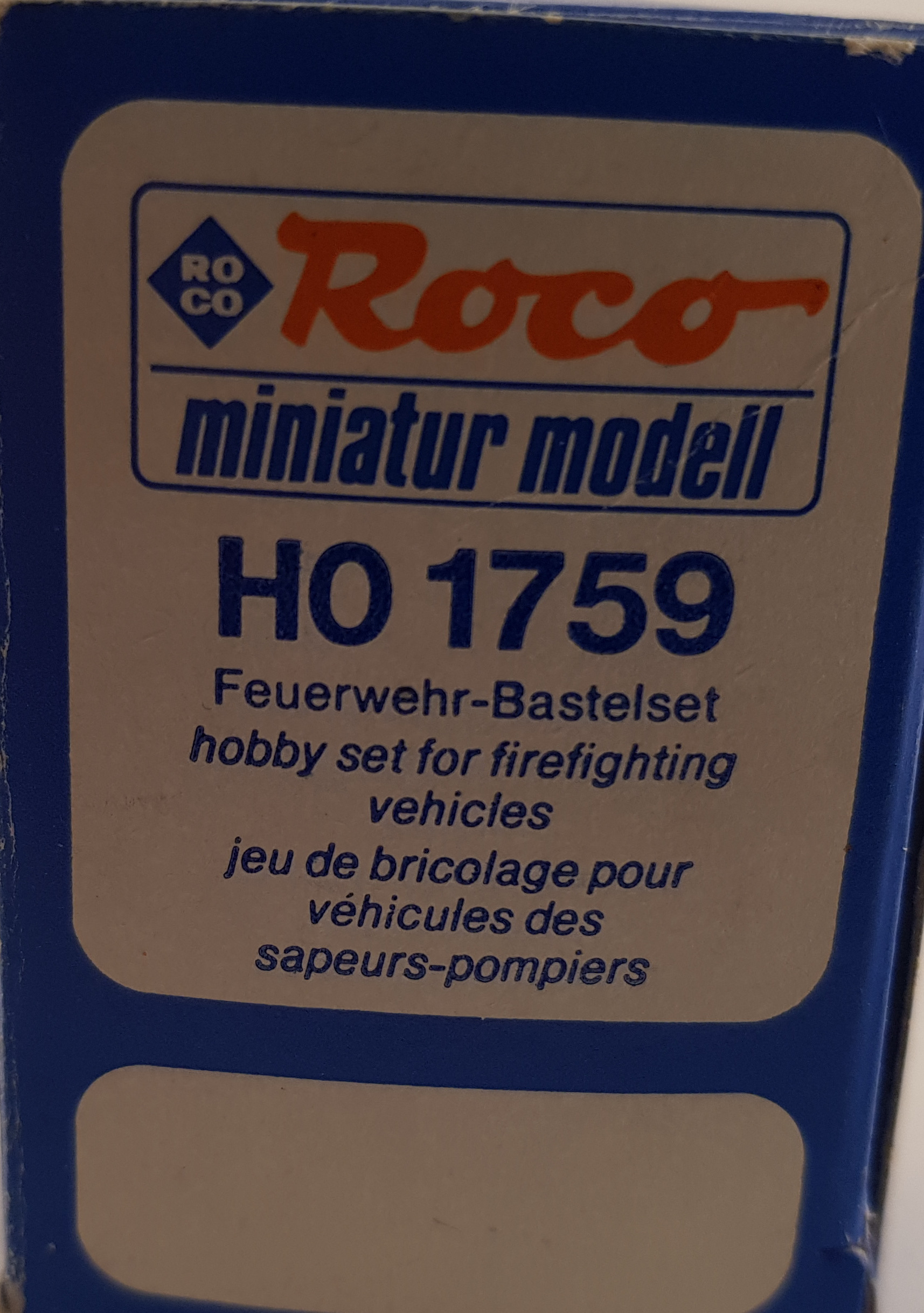 Roco 1759 Tillbehörssats till brandbilar, skala H0, K13