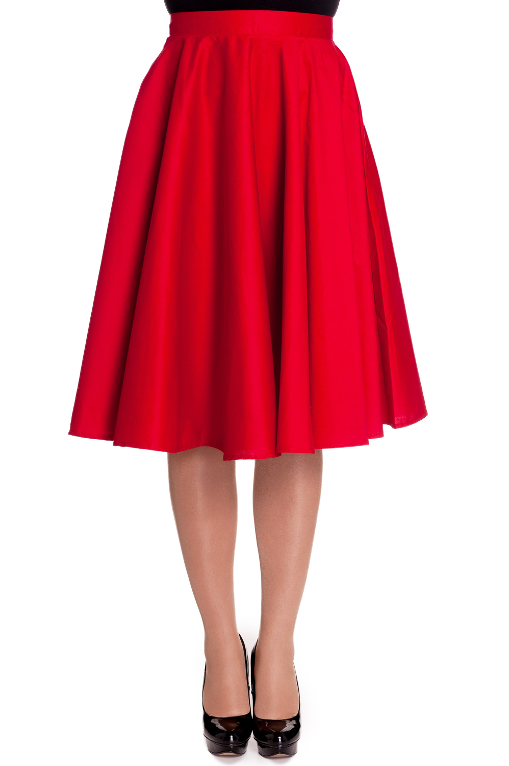 Hellbunny Paula kjol/skirt enfärga i flera färger  stl 2XL-5XL