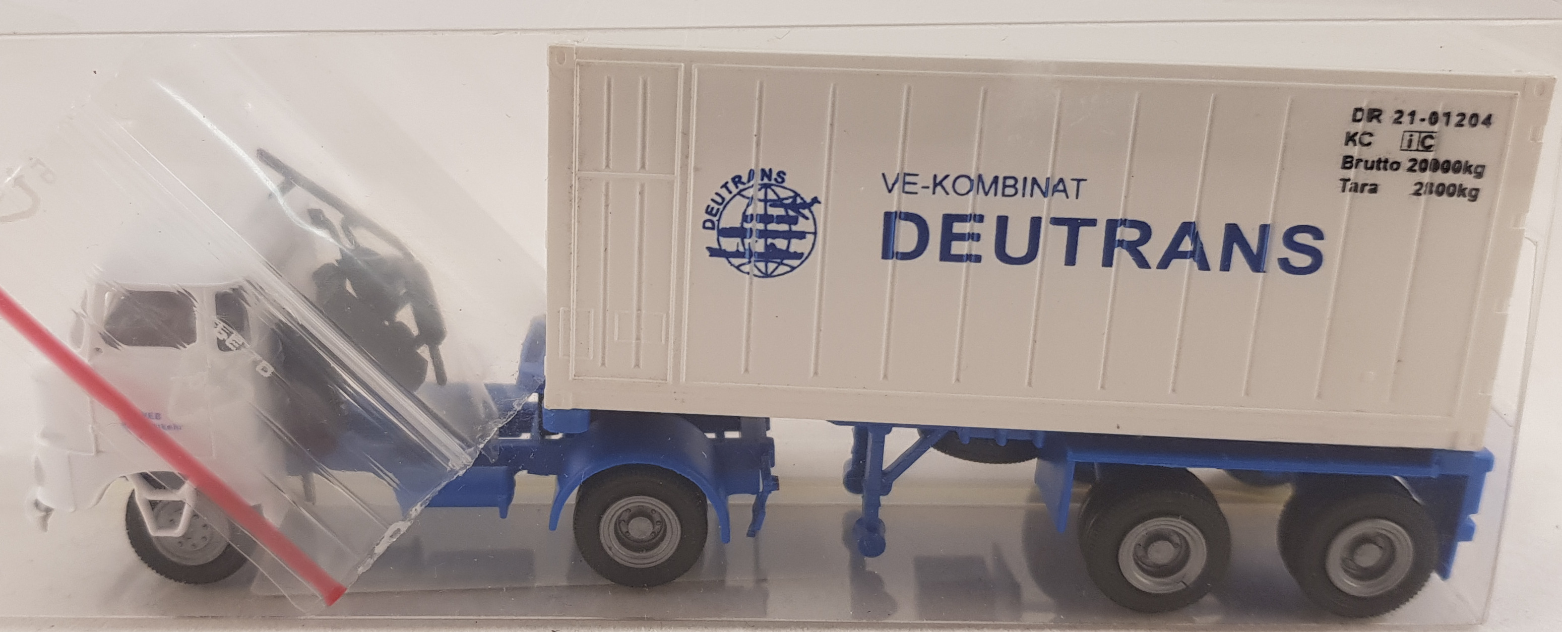 SES 14105404 Lastbil IFA Deutrans Container, skala H0, K14
