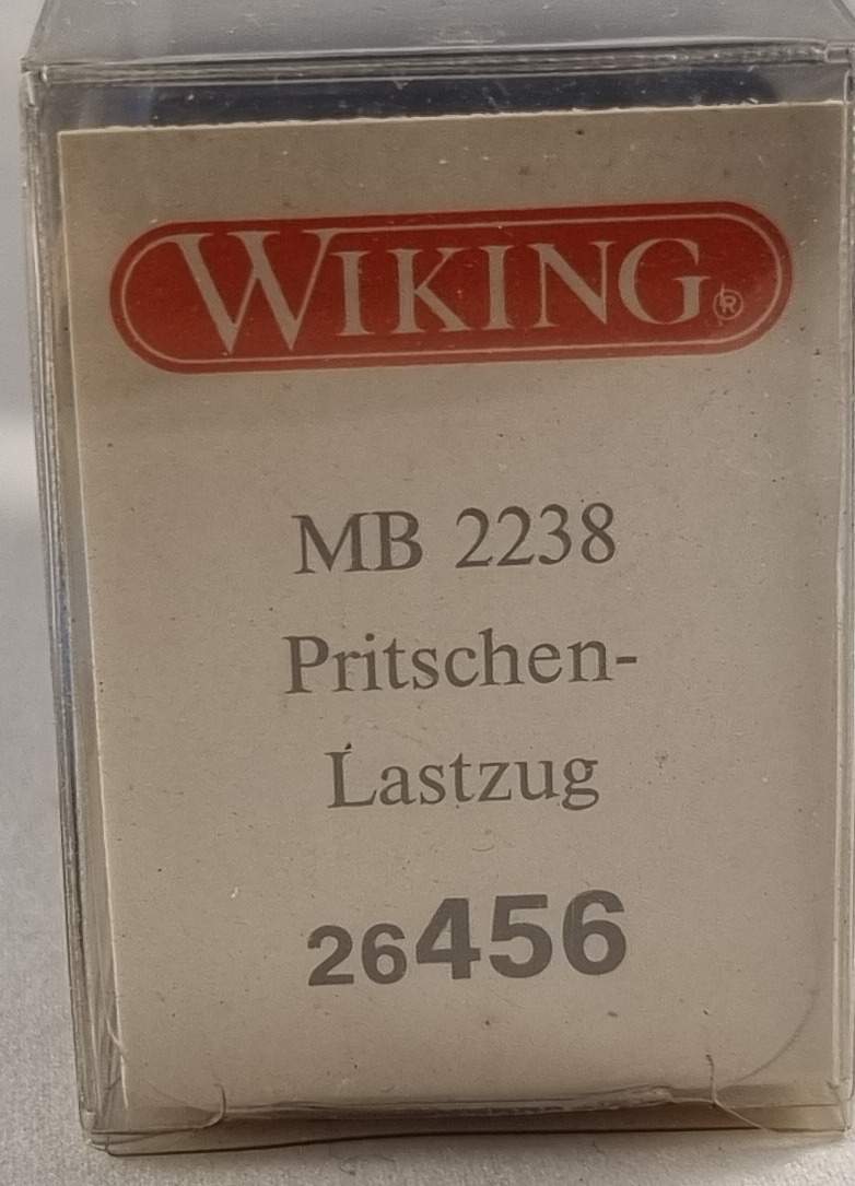 Wiking 26456, MB bil och släp, Skala H0, K8