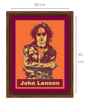 John Lennon The Beatles Pop Art canvastavla