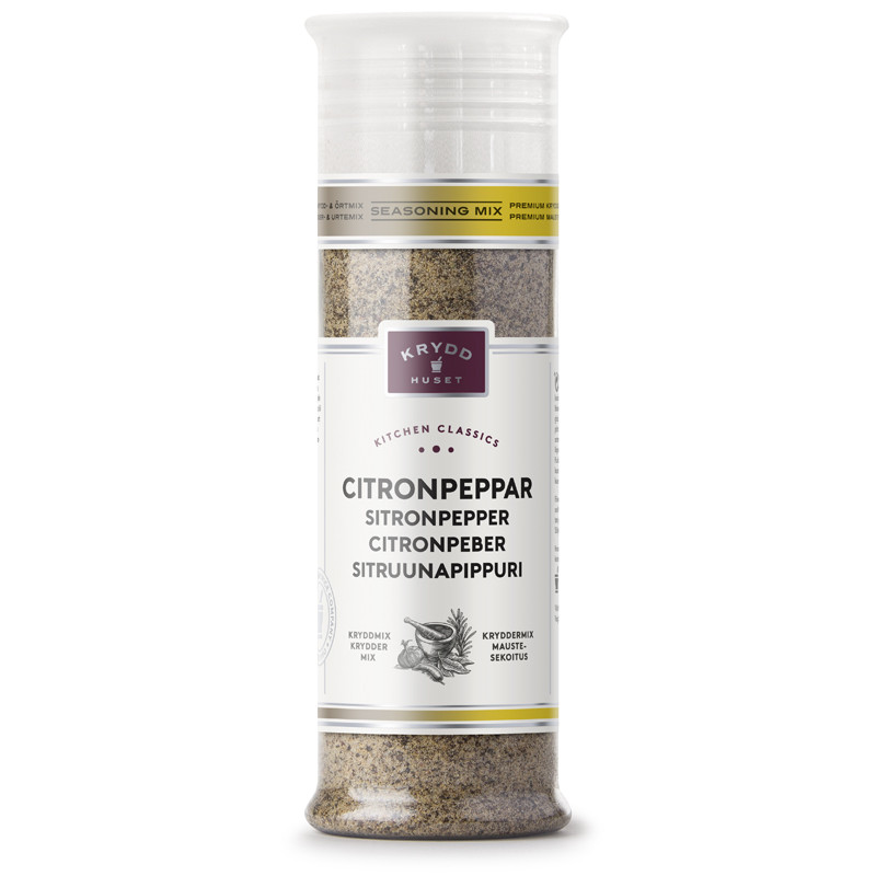 6051 3st Citronpeppar 290g  PET  Kryddhuset