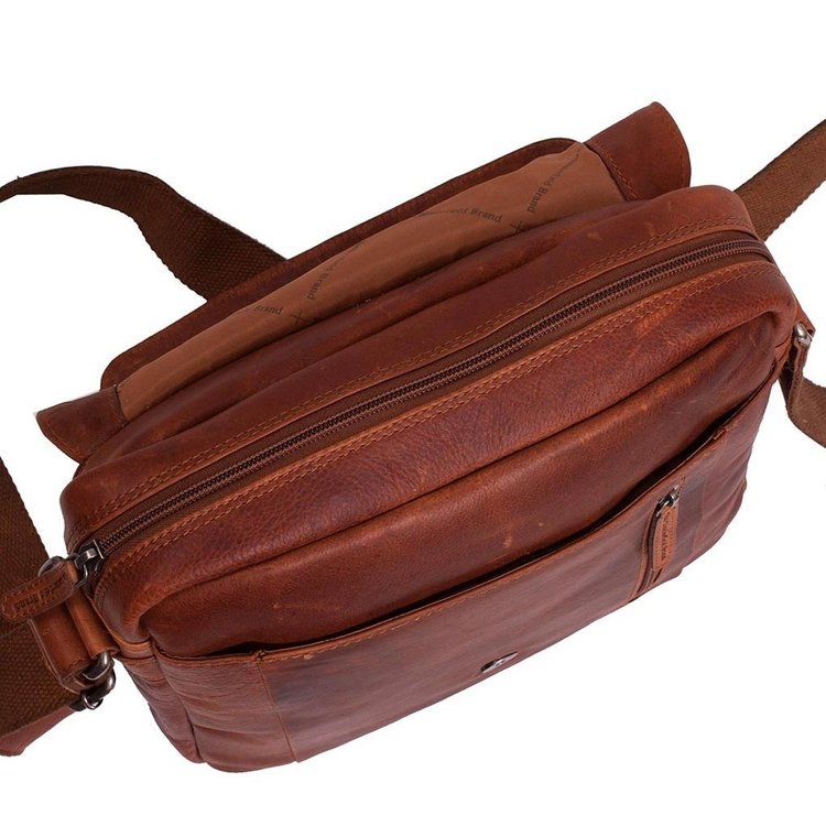 Shoulder bag "Raphael" cognac