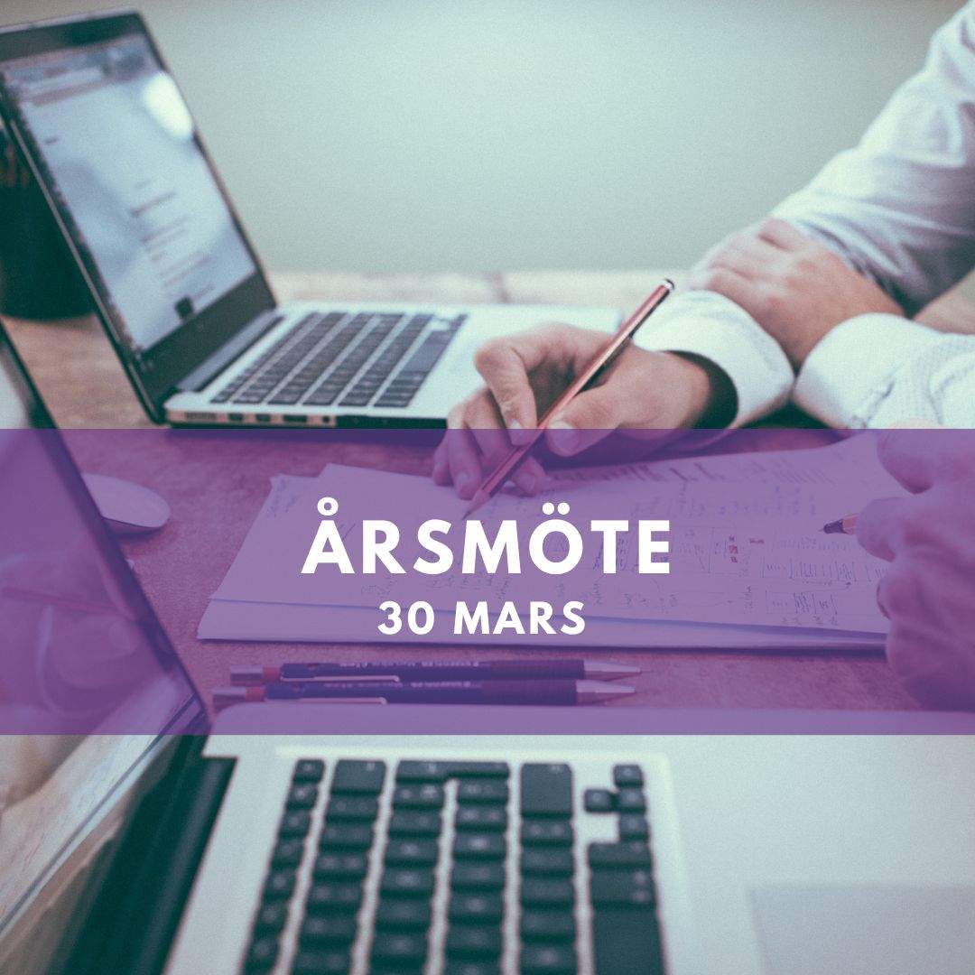 Årsmöte 30 mars 2023