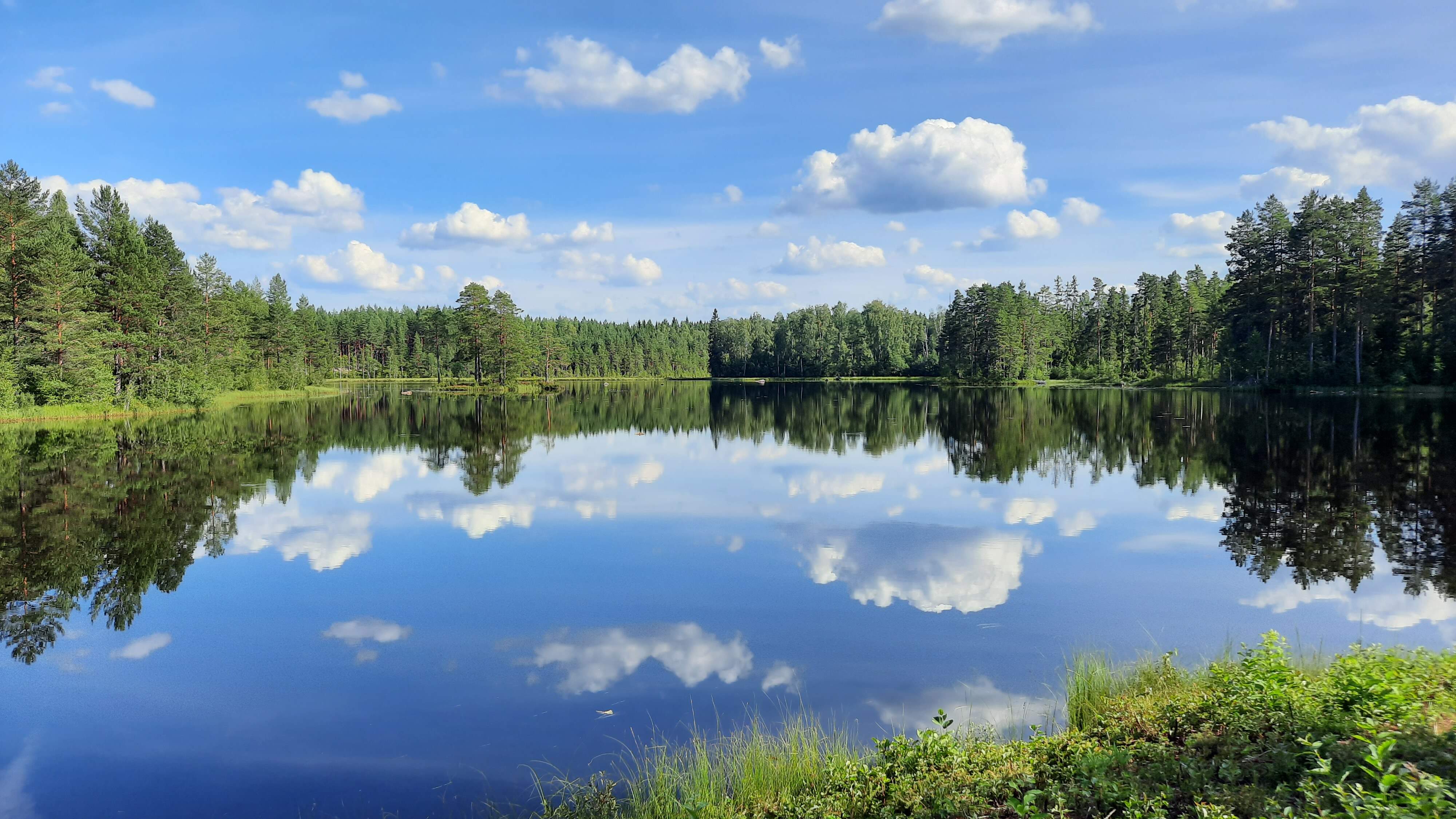 Het meer op 400m van Geijersholms Herrgård