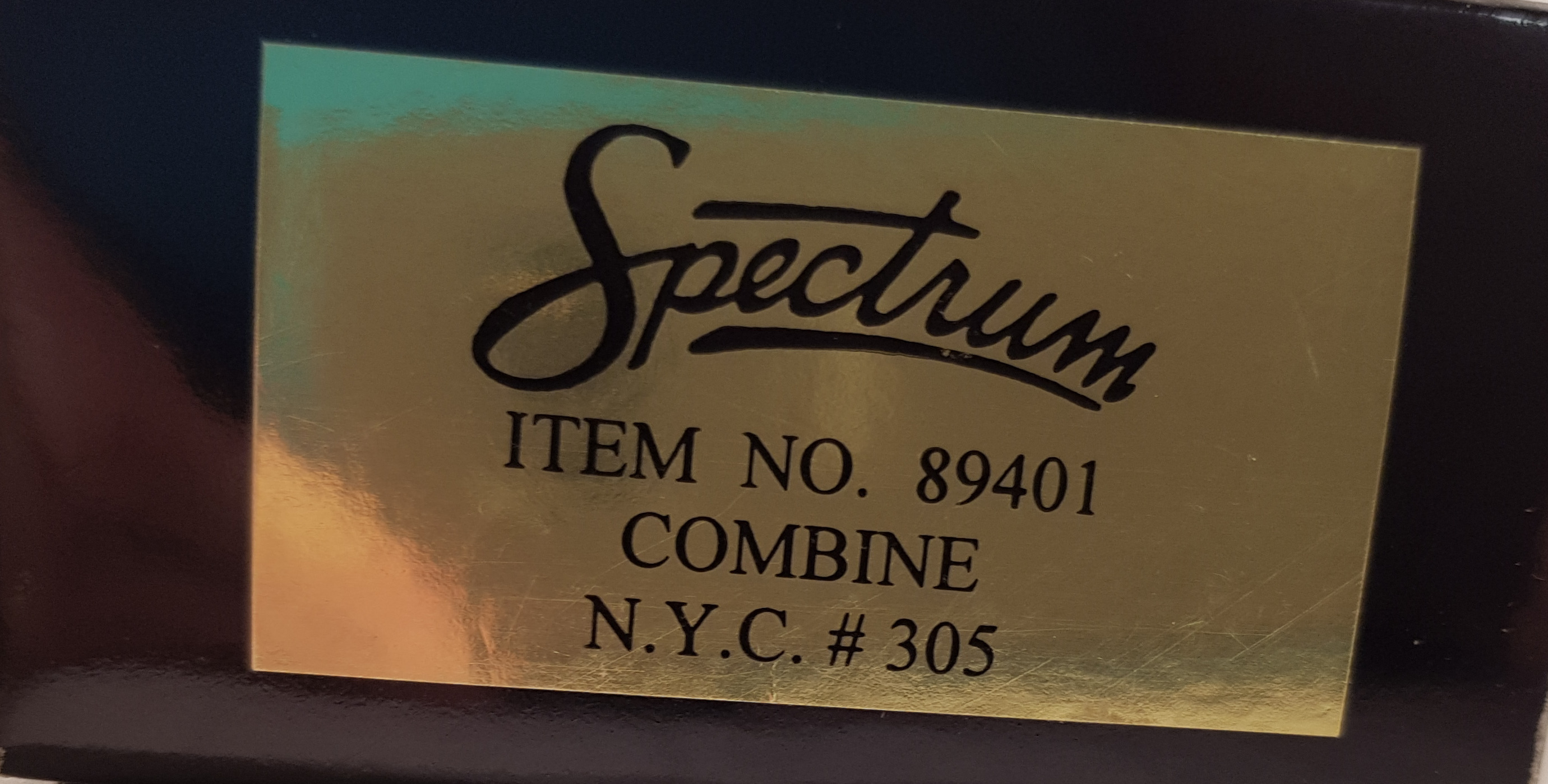 Spectrum 59401 person- och resgodsvagn New York Central, skala H0, Amerikanskt