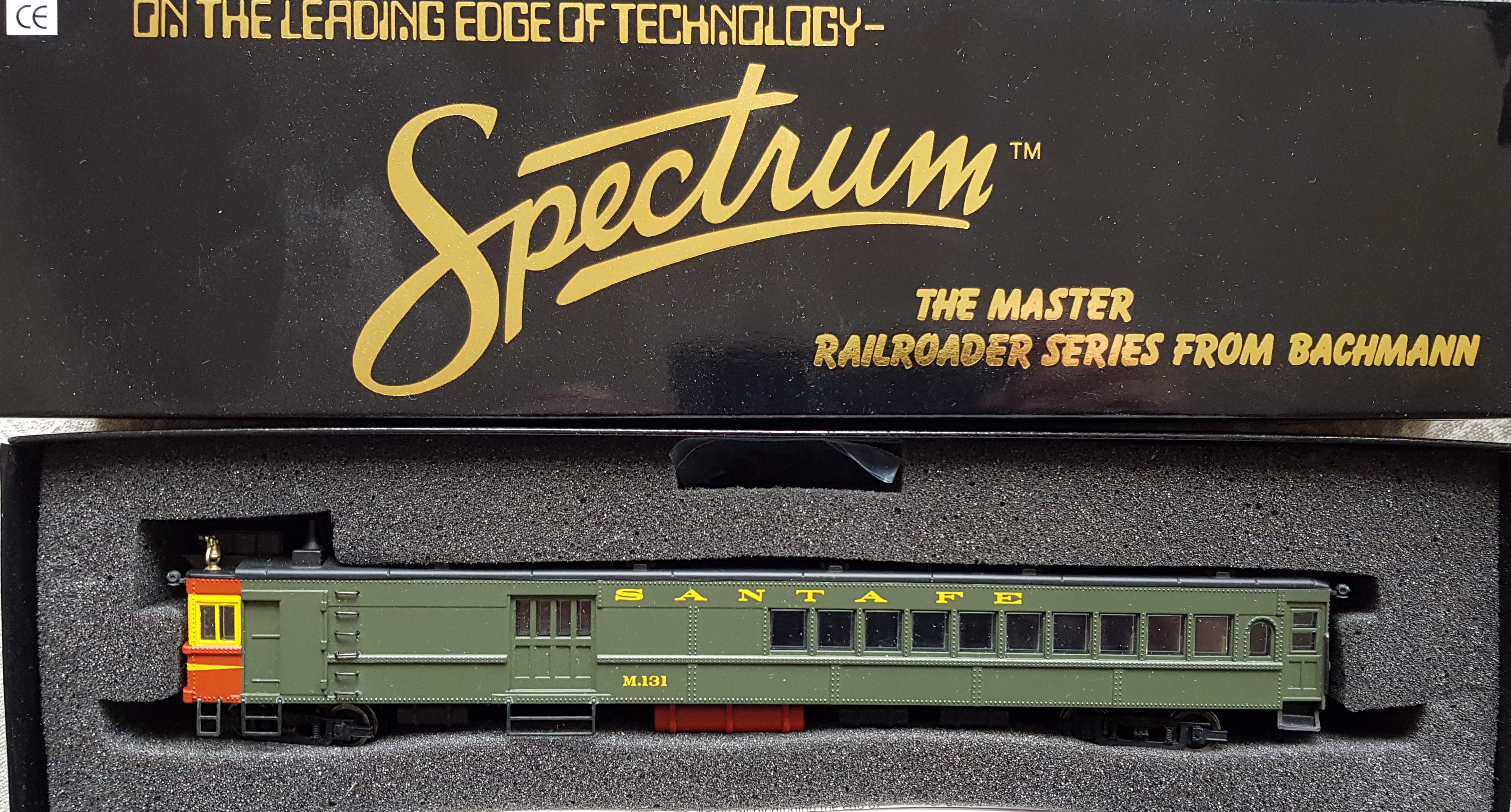 Bachmann Spectrum 81403 Motorvagn "Santa Fe Mustache", Amerikanskt, skala H0, EJ PROVKÖRT