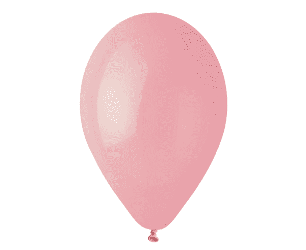 Šviesiai rožinis pastelinis balionas 30cm