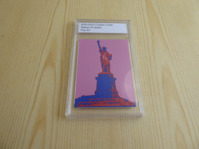Statue of Liberty Pop Art 2022-2023 Custom Cards samlarbild