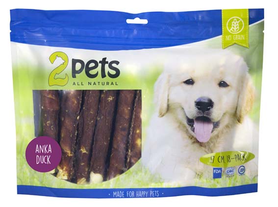 2pets Tuggrulle m ankfilé 17cm 18-pack XL, 840g