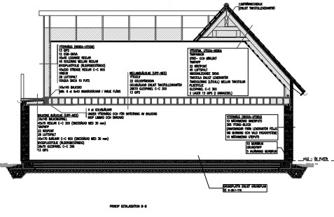 Konstruktionsritning Tillbyggnad