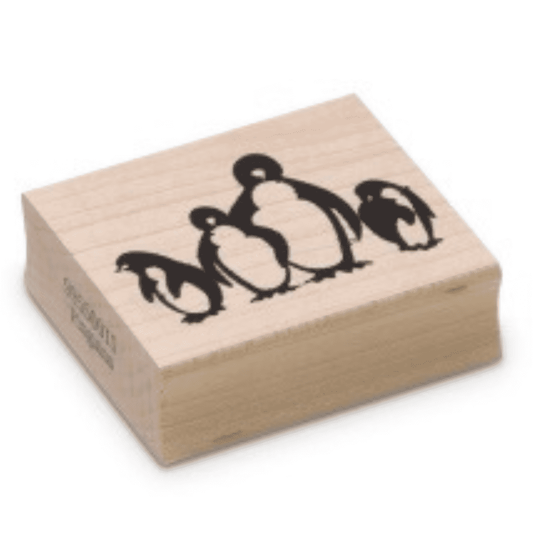 Encaustic Art - Stämpel - (011) Pingviner