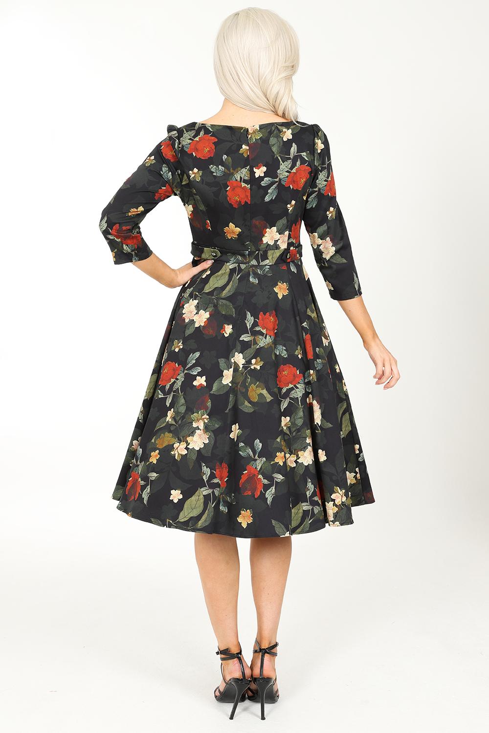 Leia Floral swing dress