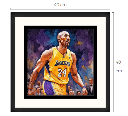 Kobe Bryant konsttavla Limited Edition 1 av 10 gjorda